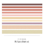 10 Roll Cute Basic Color